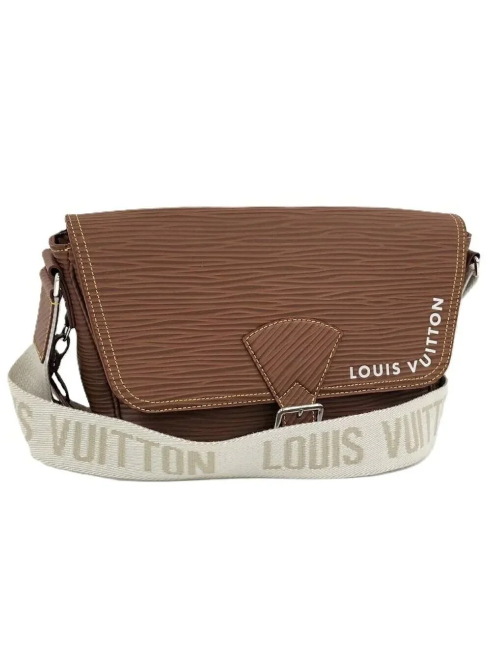 Louis Vuitton Montsouris XL Messengerbag Epi Brown